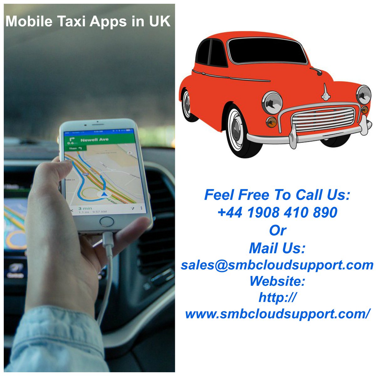 smbclouds's tweet image. Mobile Taxi Apps in UK