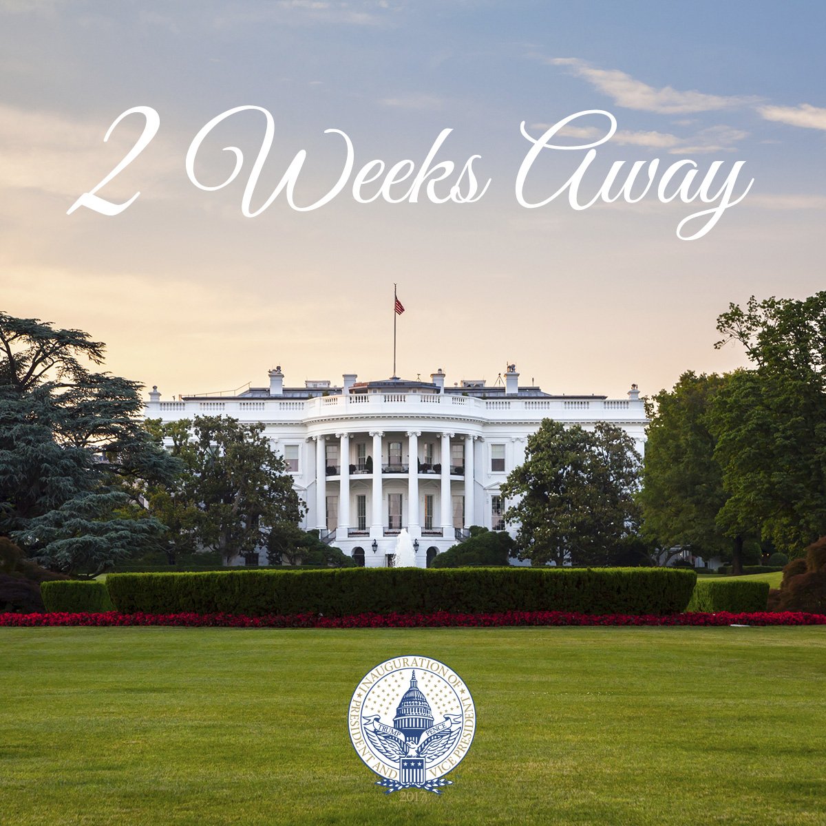 TrumpInaugural's tweet photo. Two weeks. Be sure to follow the latest updates on social media. Visit the website for more → https://t.co/1TY1OYAQwy #MAGA #TrumpInaugural https://t.co/pmR2UL2TXV