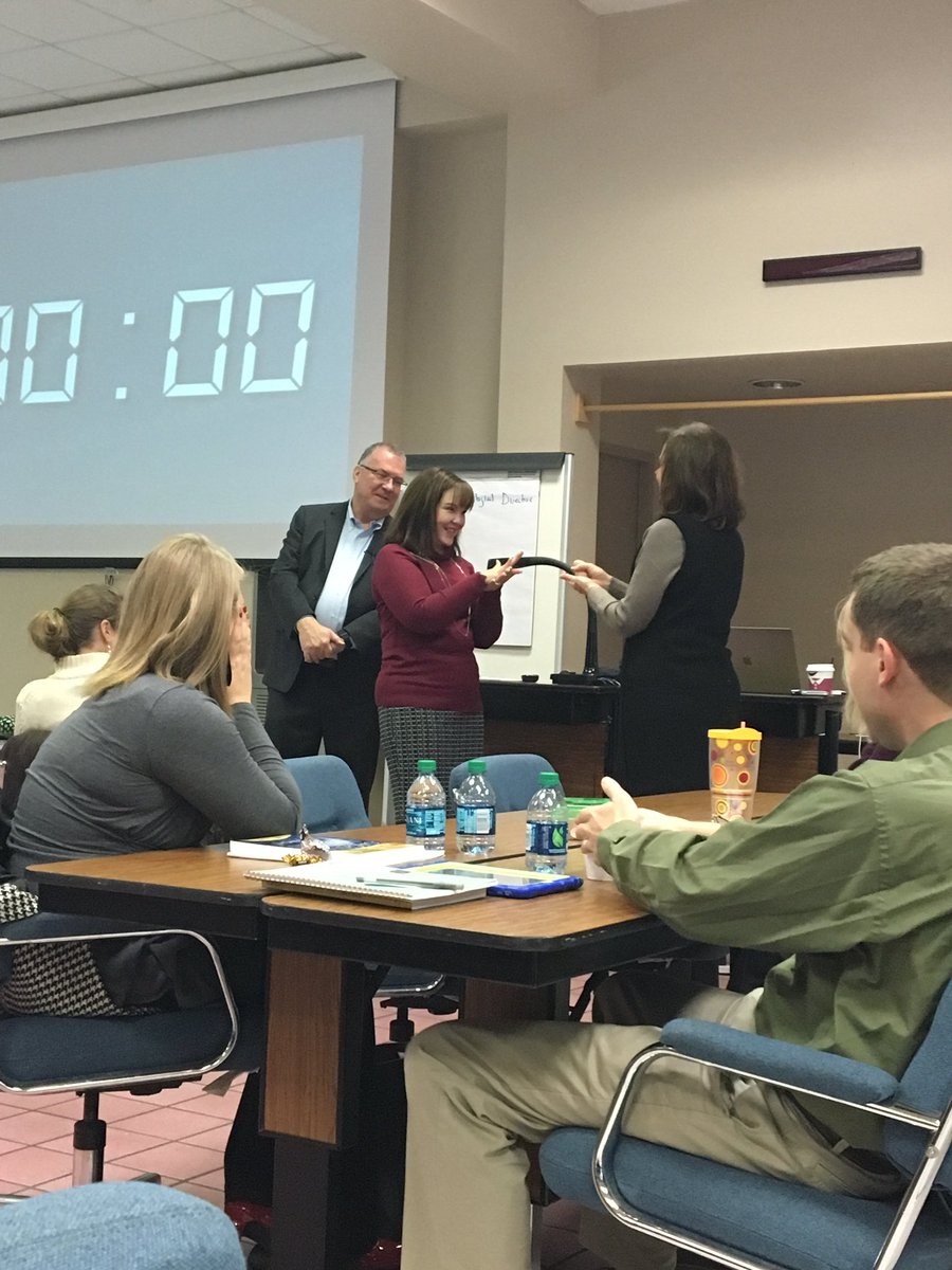 drdodiespencer's tweet photo. #rockpaperscissors tournament with @jimknight99 #instructionalcoaching #cisdlearns https://t.co/v0b8ar7yft