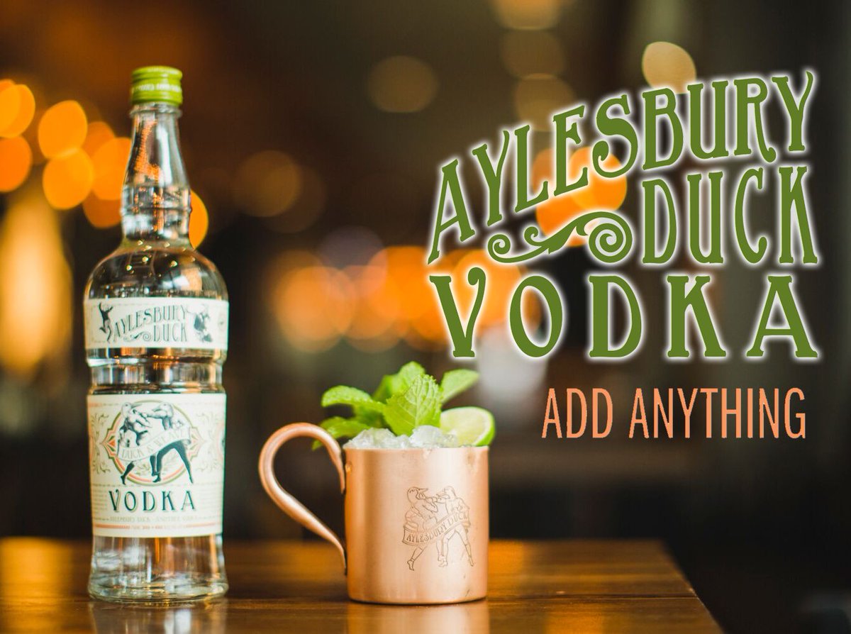 AylesburyDuck86's tweet photo. #aylesburyduckvodka #addanything #vodkawithtaste #the86co #bybartendersforbartenders #vodka #winterwheat #anothervodka #reallyreallyclean https://t.co/78DrPpxabG