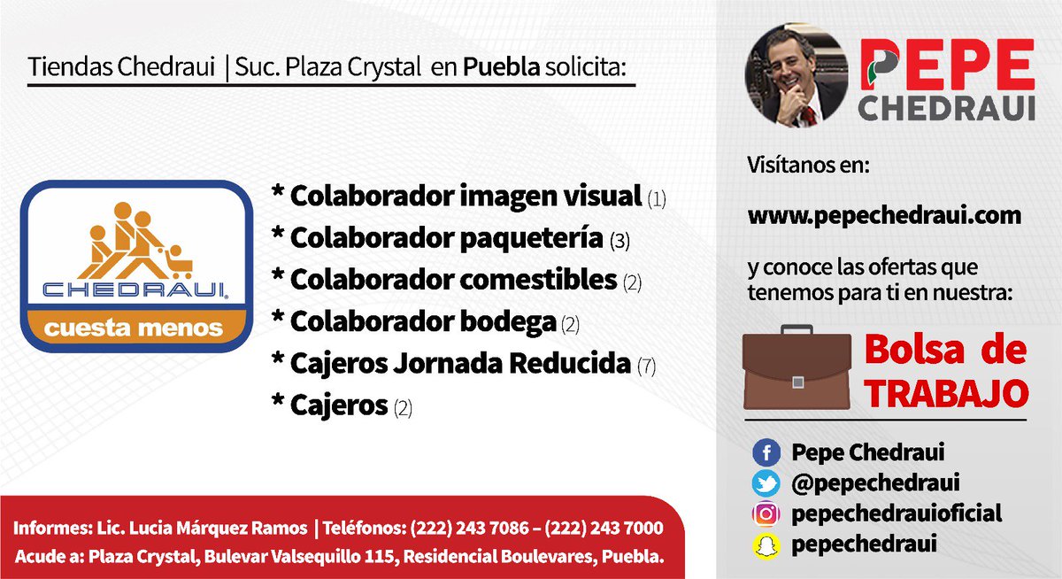 pepechedrauimx's tweet photo. Empieza 2017 trabajando ✔ en Chedraui  #paqueteria 👟 #comestibles 🍎 #imagenvisual #cajeros💲💳 #bodega 👖 #TrabajoSiHay https://t.co/Wr22JIYter https://t.co/1oOcaBvd9U