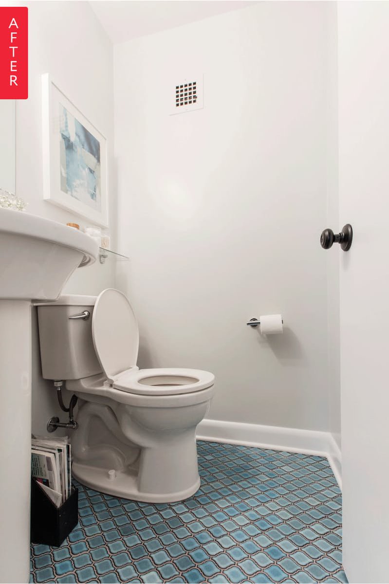CeramicaTiles's tweet photo. Check out these big changes in a small #bathroom; the floor #tiles really stand out and look fantastic! #Amersham https://t.co/9ShmO1FxCx https://t.co/q78b53PrV8