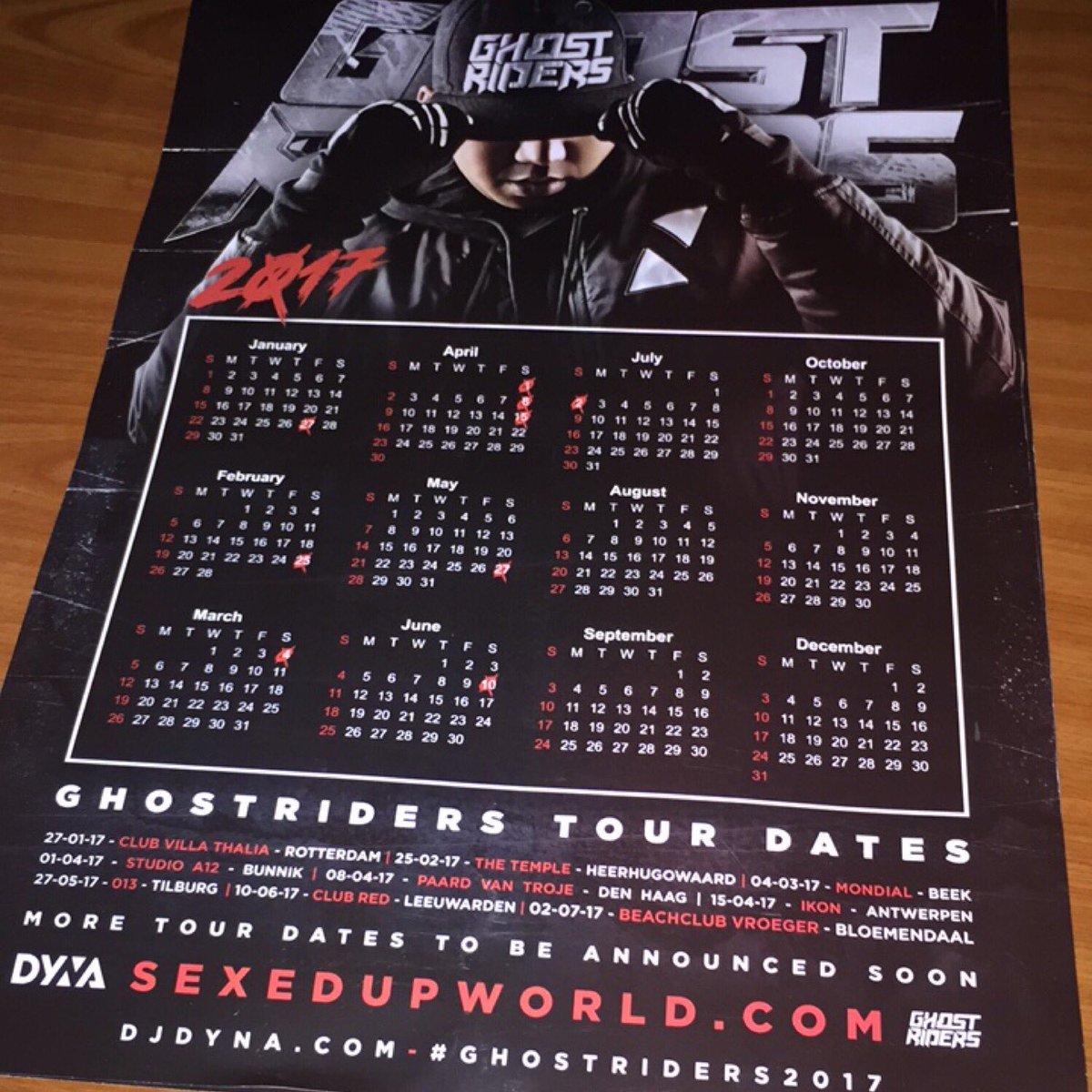 #GHOSTRIDERSTOUR2017
