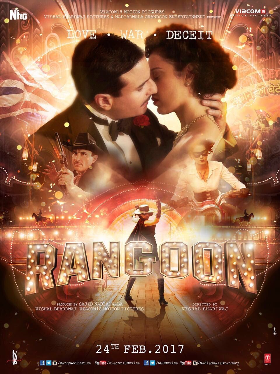 Rahul Nanda on X Rangoon posters are best I ve seen in a long time. VishalBhardwaj and team have really killed it this time Can t wait to see more https t FjpsmvX3IB X
