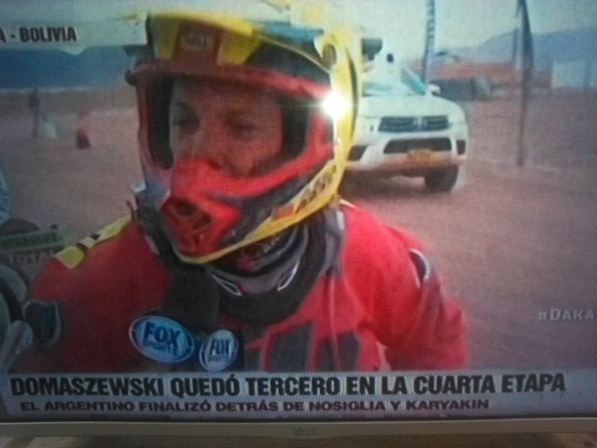 claudiagerez4's tweet photo. Vamos kpo vos podes. 😍😘#Domaszewski
#dakarXFox #Dakar2017 https://t.co/j9fKtXDLeK