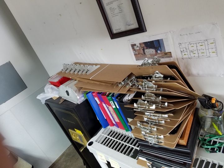 TheGElement's tweet photo. Clipboards are stacking up as we prepare our facility! Theres tons of new progress to share so keep checking us out!! https://t.co/FlA0VhdDVH