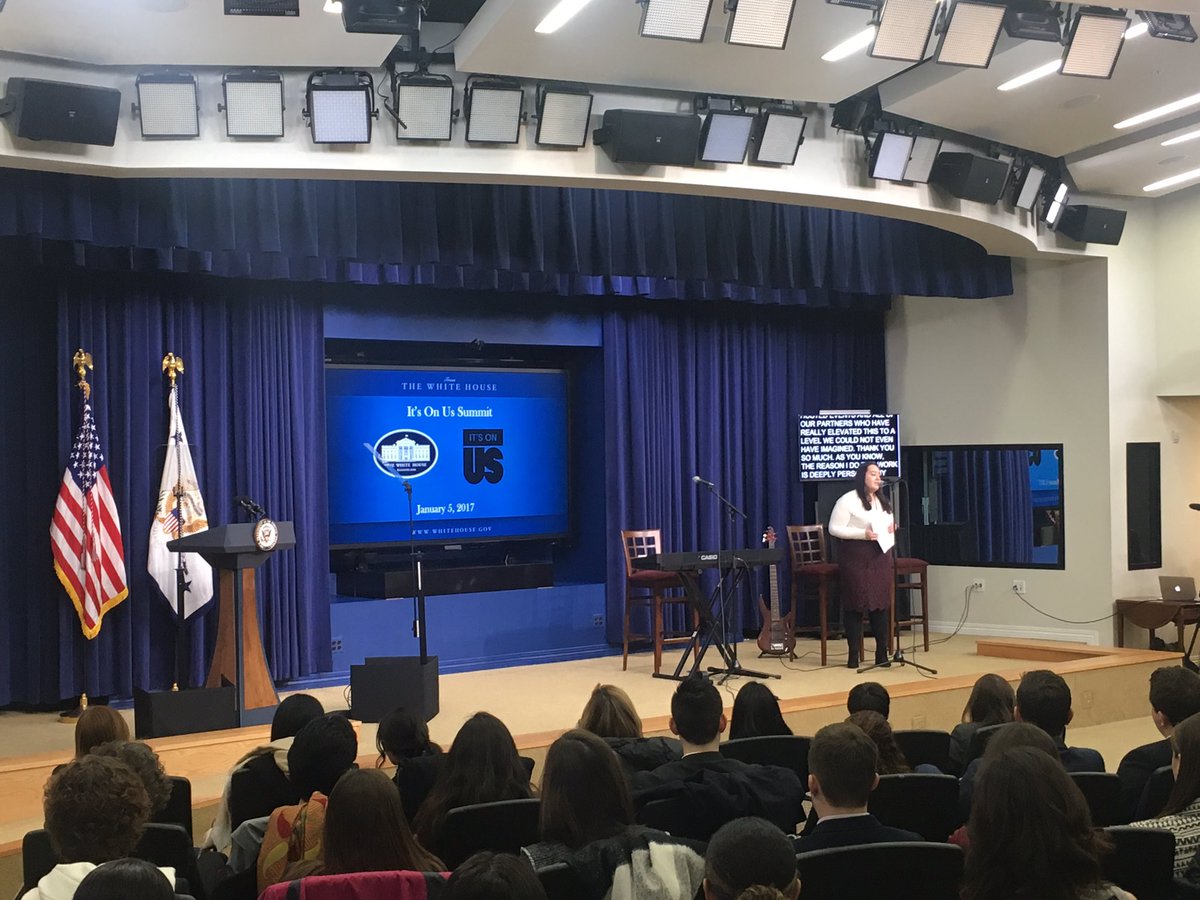 The amazing Rebecca Kaplan, <a href="/ItsOnUs/">It's On Us</a> director, talking about the important work of #itsonus in communities around the country!