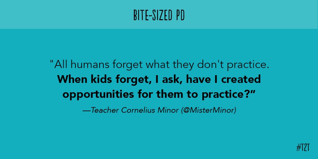teacher2teacher's tweet photo. Can you create opportunities today inspired by this #BiteSizedPD? https://t.co/FPK14SxdNg