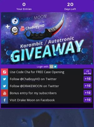 KappaDeals's tweet photo. Check this awesome KARAMBIT AUTOTRONIC GIVEAWAY!

https://t.co/1pbT0mVCze

Follow all steps to get more entries! https://t.co/7E6nWW5VWk