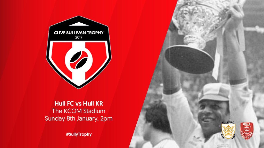 hullkrofficial's tweet photo. Possibly the only Derby of 2017 is this Sunday. RT &amp; Follow for your chance to win 2 tickets for the away end 🔴⚪️ #RoversForever https://t.co/QhlXOmdEsh
