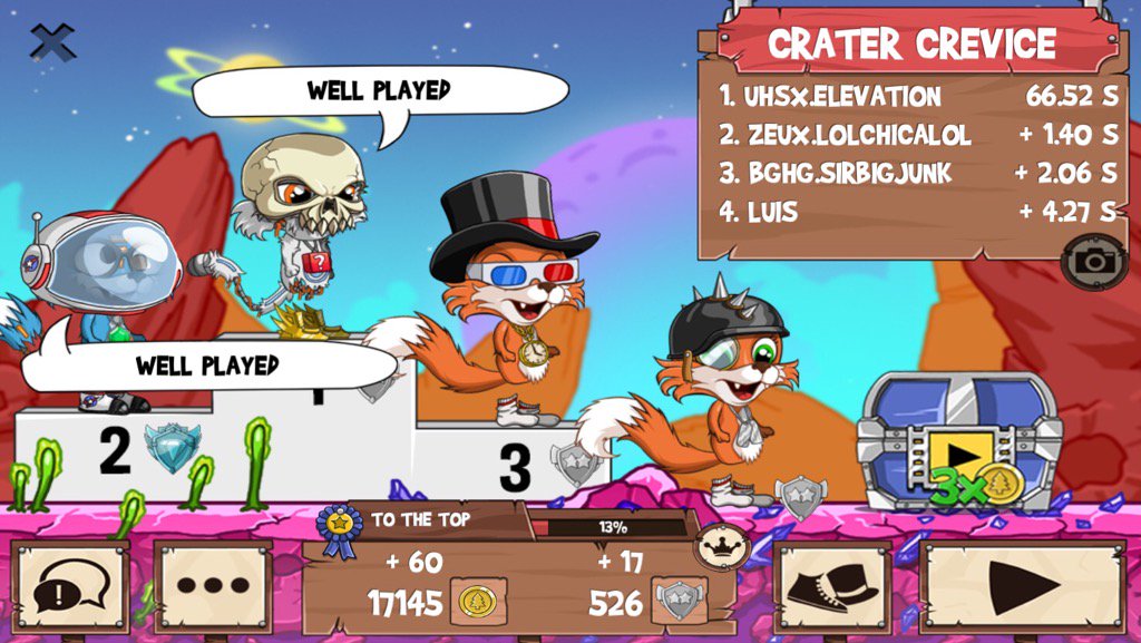 xCarnagex13's tweet image. Get on my level, son! #funrun2 #lolchicalol #Sirbigjunk #Luis