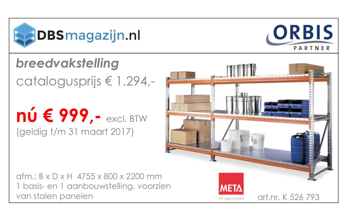Onze winter actie #orbispartner dbsmagazijn.nl #magazijn #opslag #kantoorinrichting #transportsystemen #veiligheidsuitrusting