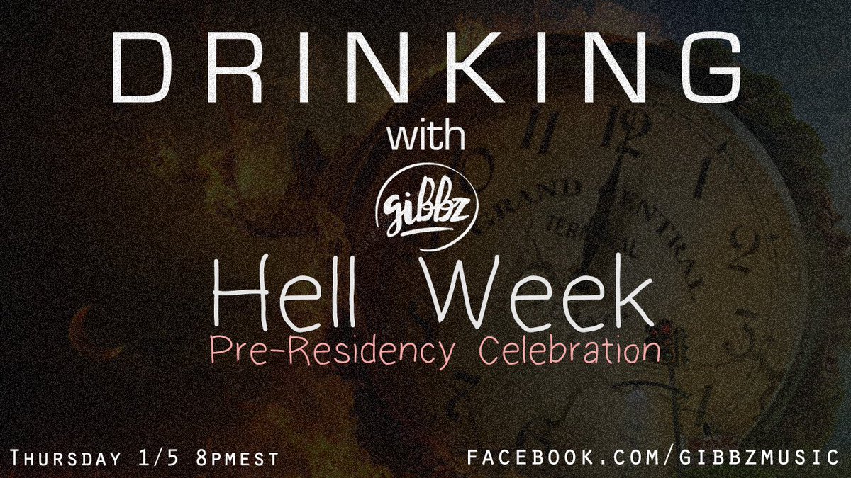 GibbzDrinks's tweet photo. Going live tonight at 8pm EST with a bunch of special guests to celebrate the residency next week at @knittingfactorybk !! Check it out!! https://t.co/tKwGTNT2w0