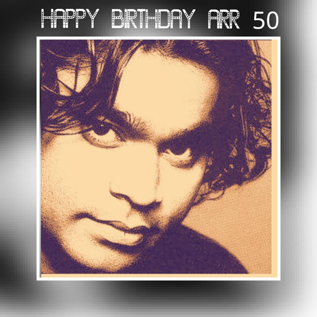 Happy birthday Guru, My Inspiration tamilan \"Isai puyal\" A.R.Rahman. God bless.  50thbirthdaywishes 