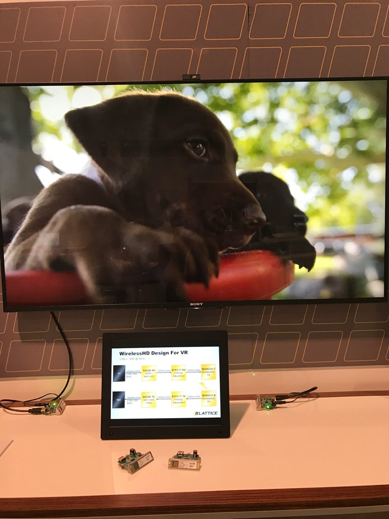 SiBEAM_Inc's tweet photo. First Day of #CES2017 is almost over, but our #4K WiHD demo is still going strong. Check us out in Lattice booth MP25977 in SouthHall2 https://t.co/U4mhrG2kNW