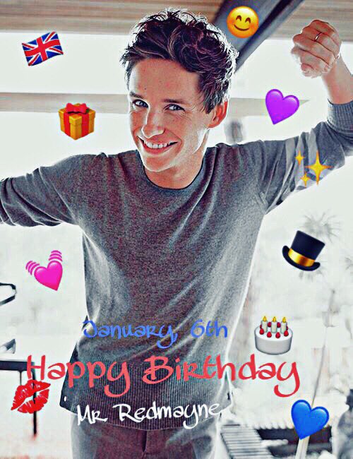 Mr. Eddie Redmayne

Happy Birthday              !!!!!!                                 