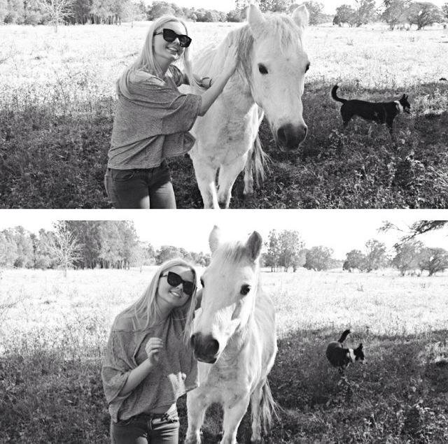 LillyJSlut69's tweet photo. Hey guys heres some pics of me with a horse in the outback and know i didn't fuck that horse 😉 https://t.co/4orhQOCDH1