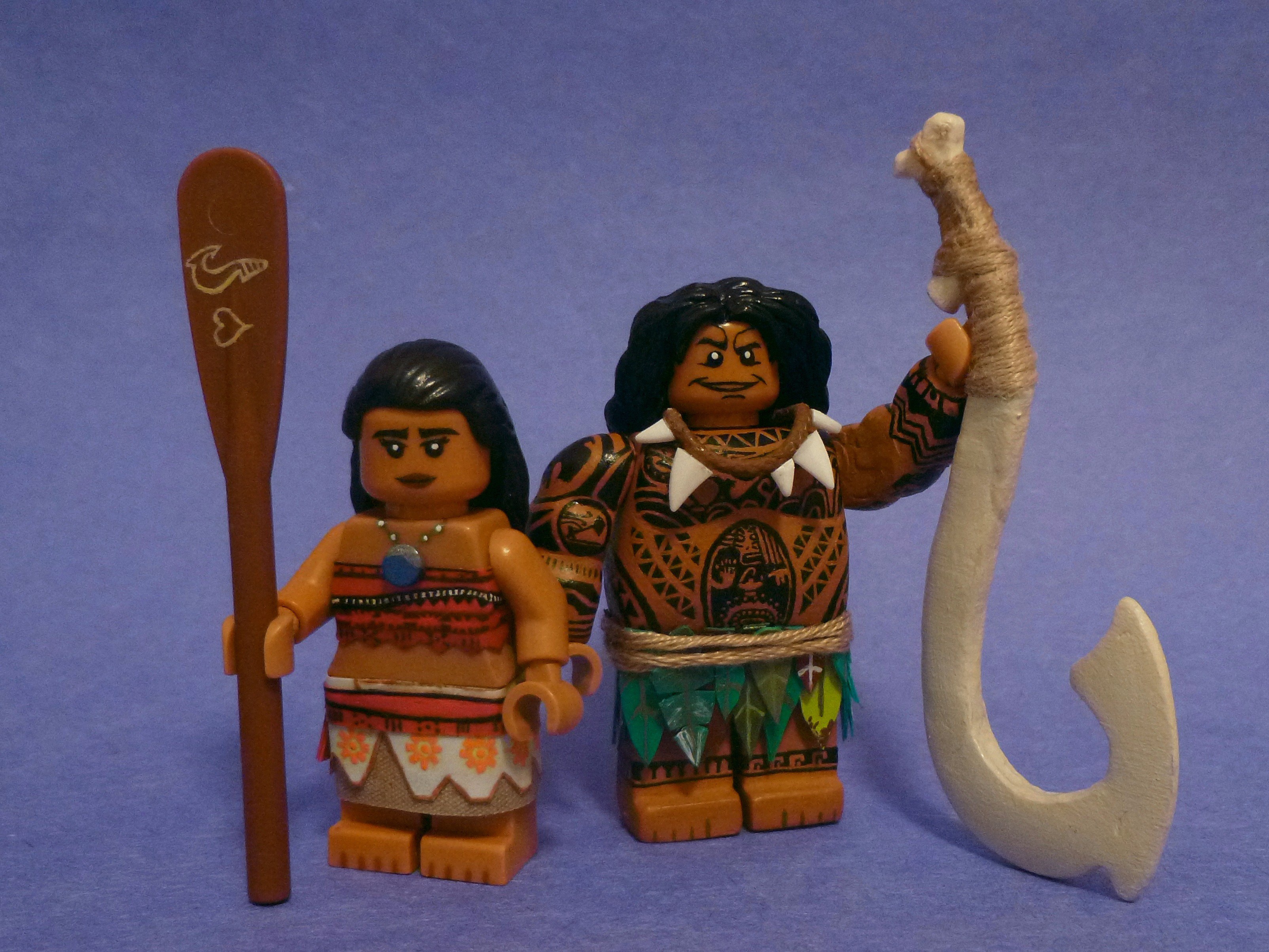 Lego maui figure sale