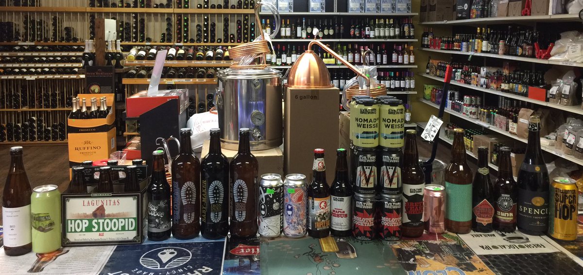 TheBeerShopLTD's tweet photo. Because the angle May of cut off 99.9% of the beers #ThanksClark (not really it was @TheBeerShopRich fault) @TheBeerShopLTD https://t.co/x22Hu0OcmR
