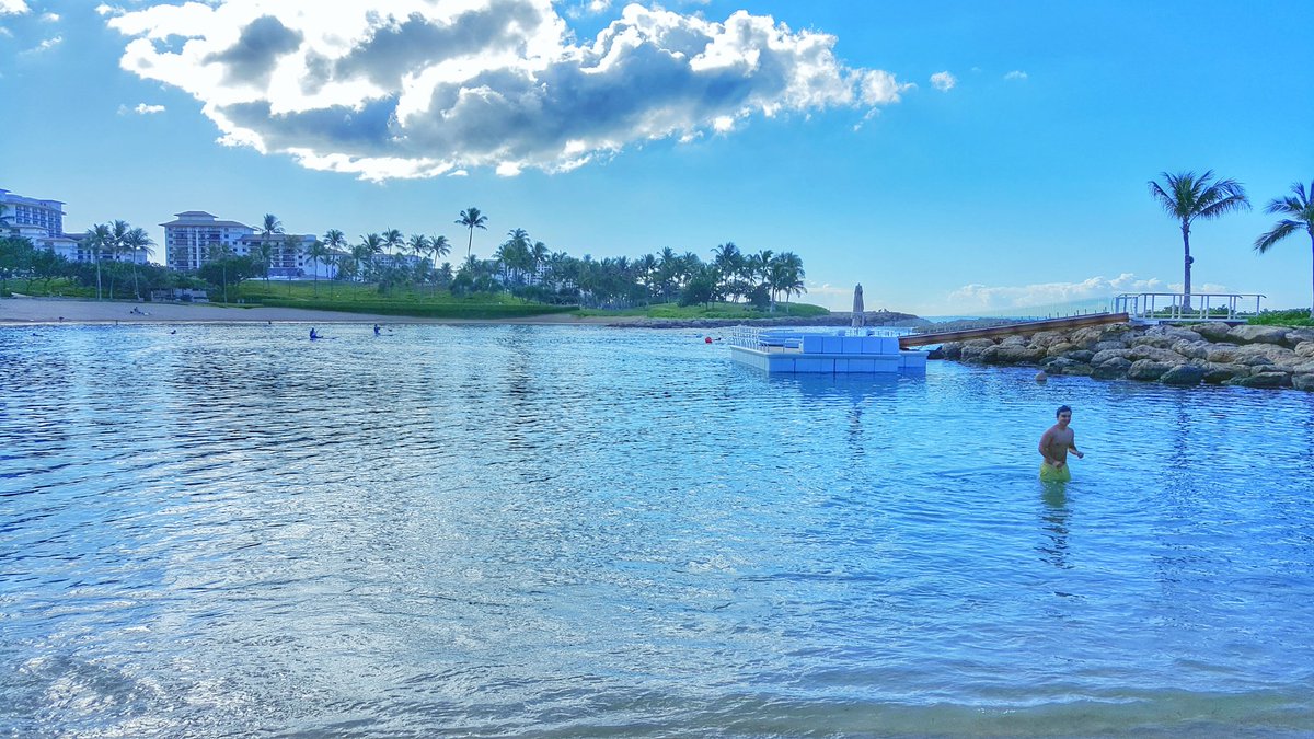 theluxtravelguy's tweet photo. Lounging adventures by the lagoon @FSOahu @fourseasons #theluxtravelguy #paradise https://t.co/I6qemwoXy2