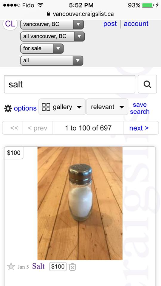 THEPEAK's tweet photo. Supply and Demand YO! #vancouver #Icecouver #saltcouver #SaltCrisis #Saltgate https://t.co/inNkFrD2ZN