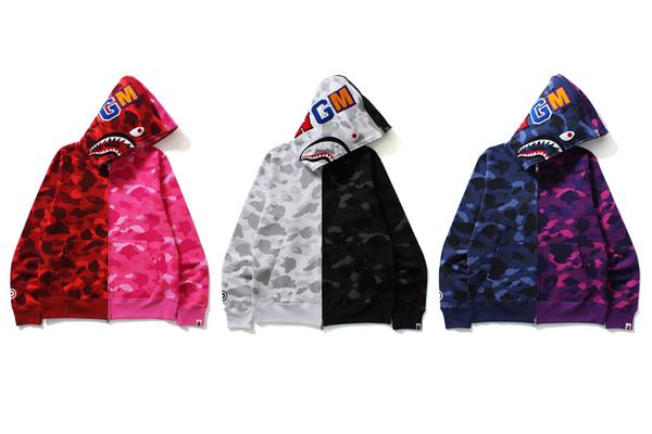 bape half and half