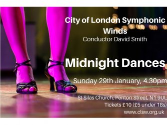 EventsClassical's tweet photo. 29 Jan. "Midnight Dances" by @CLSWinds: Varied afternoon concert w/ a #dance theme

At @SaintSilasN1
#London

See: https://t.co/Xw2oGZrKFo https://t.co/14fIF7bild