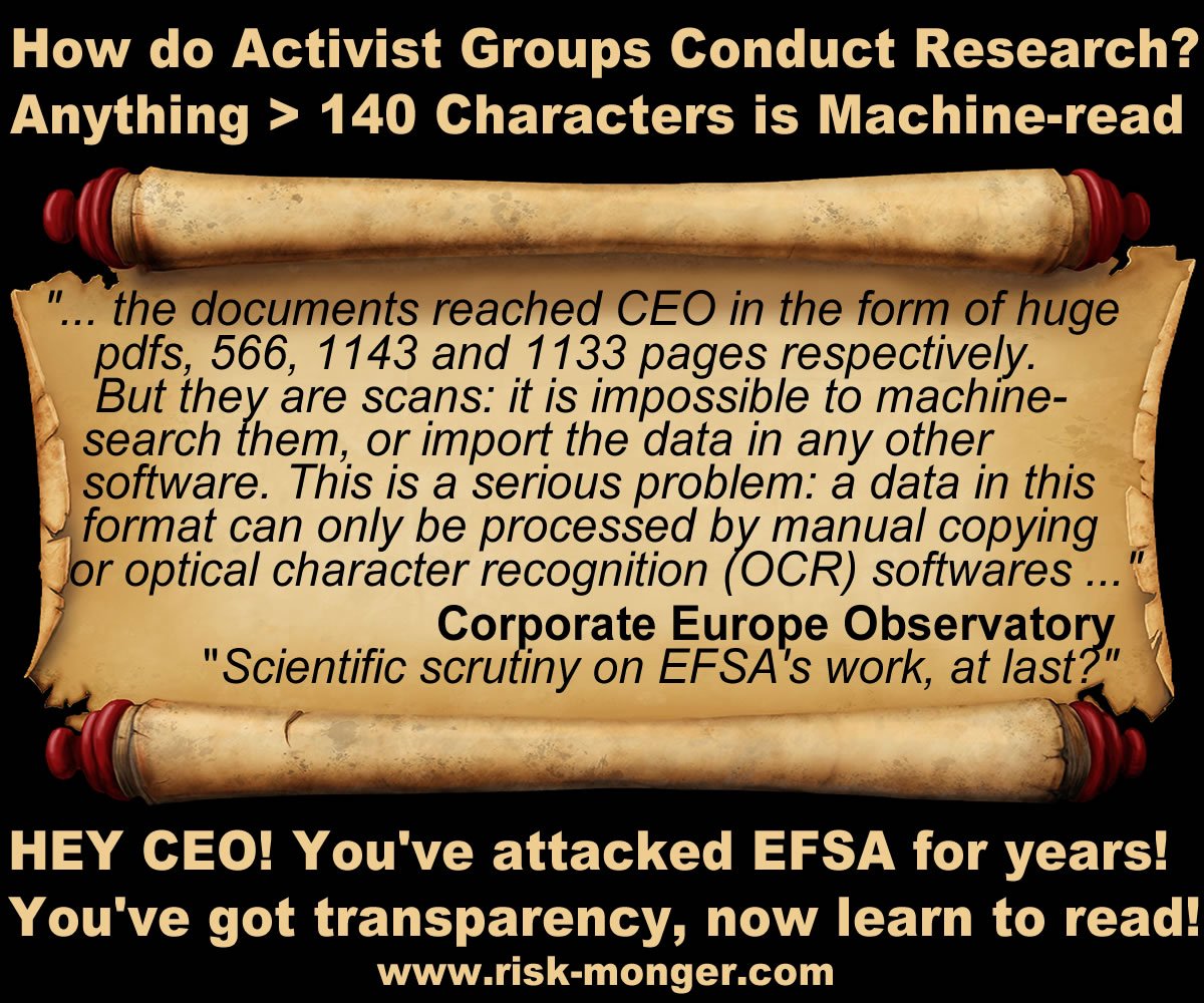 zaruk's tweet photo. Ah #ActivistScience: Scanning a document with word search to find enough for a tweet. @corporateeurope uses #AgeOfStupid research techniques https://t.co/fg4XMPMDLf