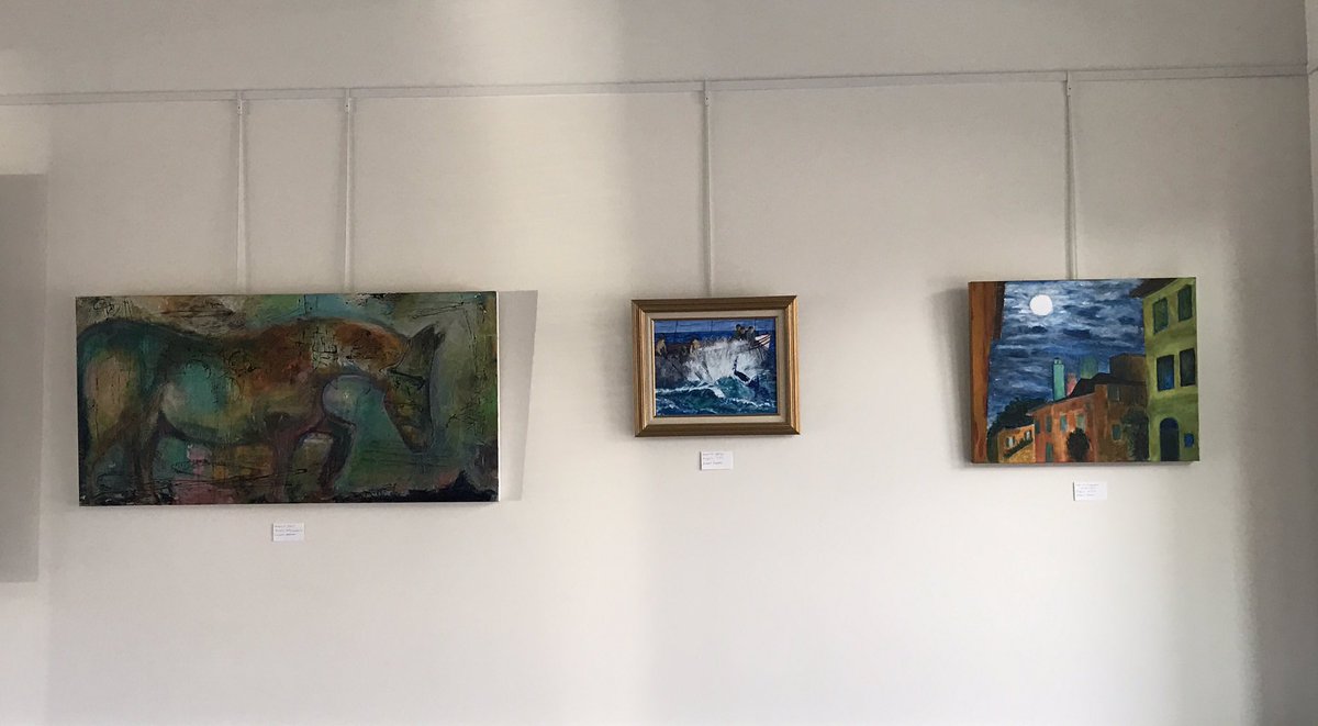hollistonmill's tweet image. Holliston mill art show at the Millis Library! Come see beautiful works of art now until the 27th.  @MillisLibrary