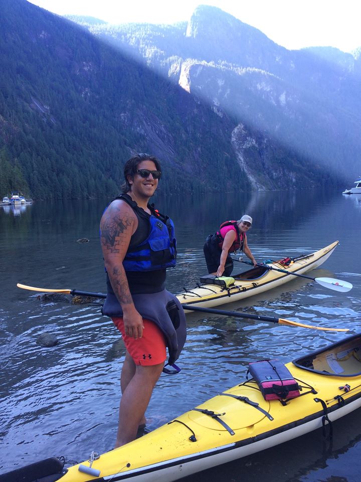 IndigenousBC's tweet photo. The guides at @TalaysayTours are ready for another great season kayaking up to #PrincessLouisa! https://t.co/9GKdXrtUi0 #AboriginalBC https://t.co/aq4Nswq9Mc
