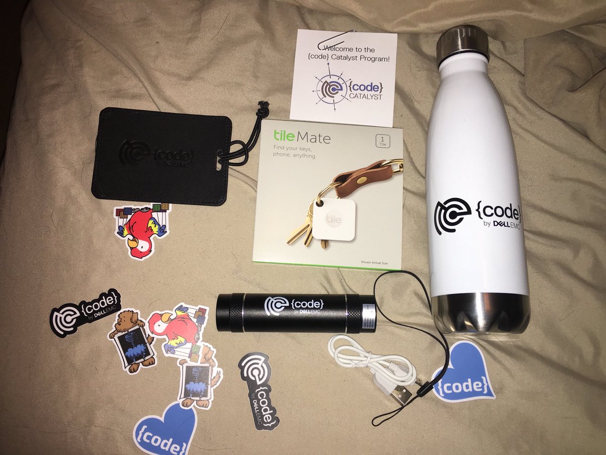 vDingus's tweet image. Many thanks to @codeDellEMC for the awesome swag!! #CodeCatalyst #CodeOpen
