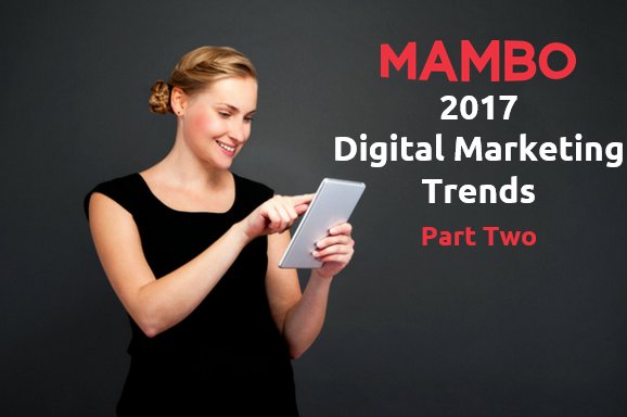 jana_kopp's tweet photo. Ready for Part 2? From #influencers to real-time relationships, @MamboMedia’s 2017 #digitalmarketing predictions: https://t.co/WQrzmearA1 https://t.co/1ONyytD36p