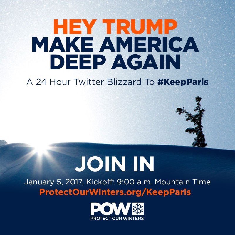 JediahPorter's tweet photo. @realDonaldTrump My job relies on a stable climate. Billions more do too. Be a job hero! #keepparis https://t.co/LaDmA9rxQ9