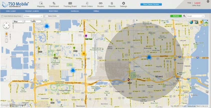 TSOmobile's tweet photo. Geofences help you create virtual boundaries on the map to indicate customer locations. #TSOMobile #GPS #MobileApp #GPSTrackingSystems https://t.co/IOnAZ8aylA