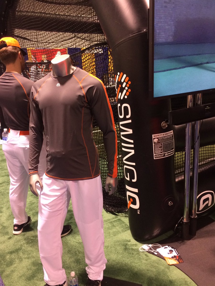 elite_baseball's tweet photo. Stop by Booth 901 for the @SwingIQ demonstration. Compression shirt that measures the kinematic sequence of the swing. #TeachtheSequence https://t.co/BAZJTum8cw