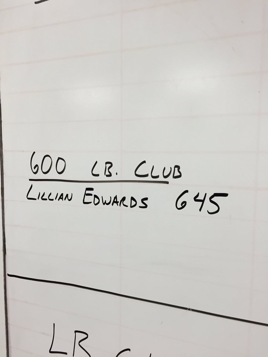 NMcoachgrant's tweet photo. Female lifting pound clubs! #500LB Club #600LB Club #700LB Club! Proud of all of these Animals! Keep making those #Gains https://t.co/TluJrqPXeF
