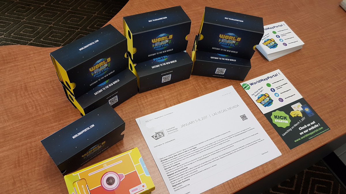 worldmapportal's tweet photo. We are ready to go!!
#Las_Vegas #WorldMapPortal #Kickstarter #CES_2017 #CES2017
#VR #AR https://t.co/laWFHGqAIV