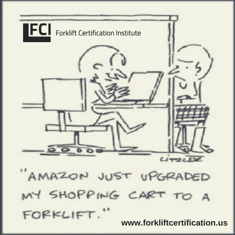 forklift_cert's tweet photo. Love shopping?! Lol.. #forklift #forklifttraining #forkliftcertification #forklifthumor https://t.co/wtFE67a6Uq