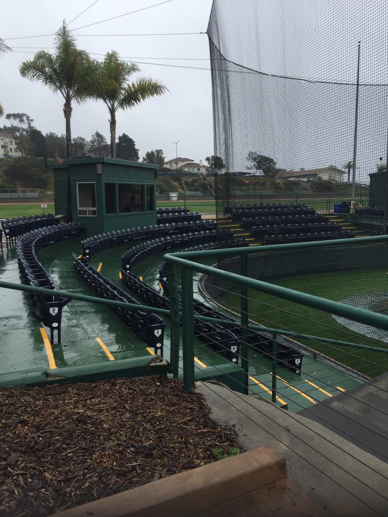 RealMattyBo's tweet photo. Pretty pumped to watch kids play at Point Loma Nazarene University for #EastvsWest #SDInvite. Field overlooks Pacific Ocean https://t.co/BVd74nqAUO