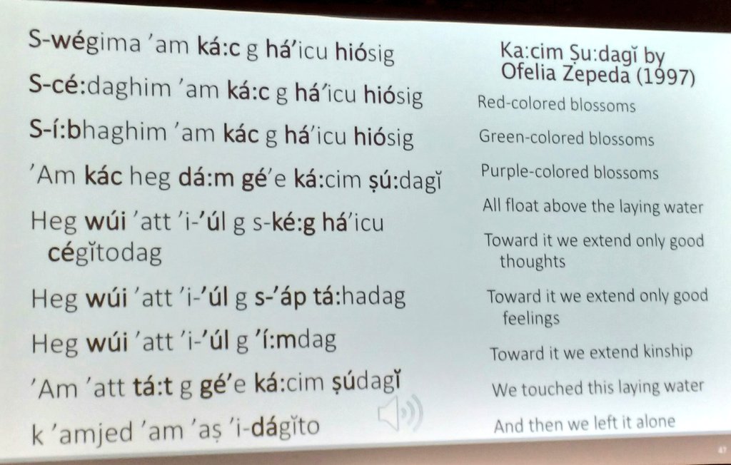 Gretchen Mcculloch Poetry In Tohono O Odham By Ofelia Zepeda As A Demonstration Of Stress System In The Language T Co Blcbmqnk90 Lsa17 T Co 2skn7arfki