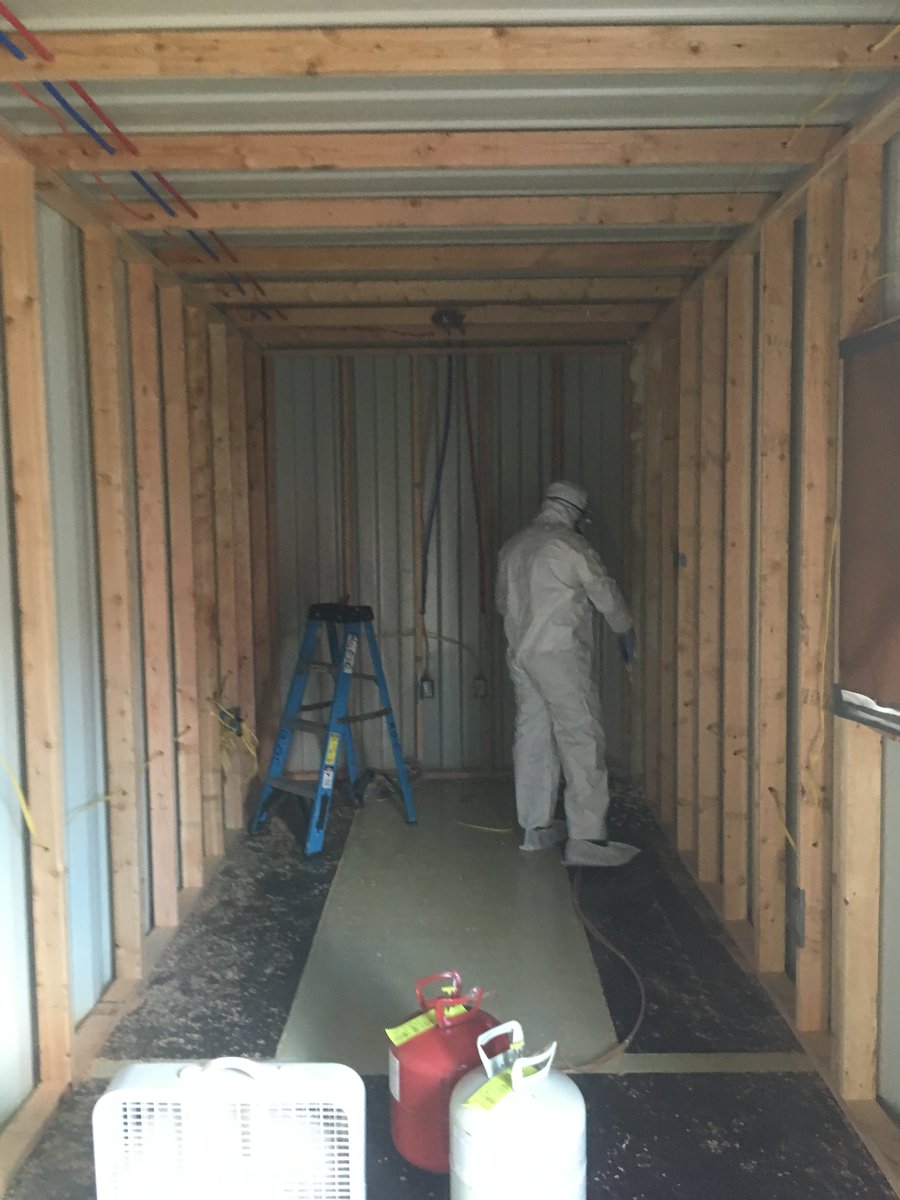 People have asked how our homes handle the Texas heat. They're fully insulated &amp; have ac/heaters #tinyhousebigliving #backcountrycontainers