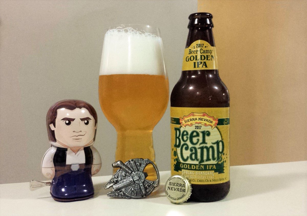 IPA Quest (@beertrekkie) on Twitter photo Ooooh!! New #beer ALERT!
2017 BEER CAMP GOLDEN IPA 6.5% by <a href="/SierraNevada/">Sierra Nevada Beer</a>
<a href="/GoodBeerTweet/">#goodbeer 🍻😎</a> <a href="/beeryeti/">BeerYeti.com</a> <a href="/SommBeer/">SommBeer</a>
#hanssolo #millenniumfalcon Ooooh!! New #beer ALERT!
2017 BEER CAMP GOLDEN IPA 6.5% by <a href="/SierraNevada/">Sierra Nevada Beer</a>
<a href="/GoodBeerTweet/">#goodbeer 🍻😎</a> <a href="/beeryeti/">BeerYeti.com</a> <a href="/SommBeer/">SommBeer</a>
#hanssolo #millenniumfalcon