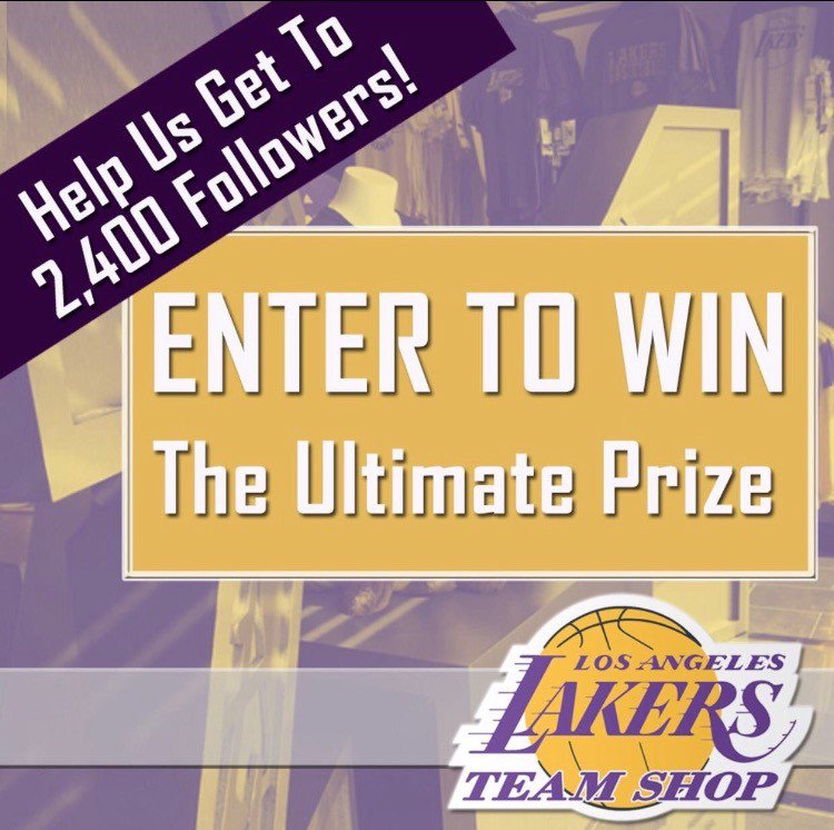 LakersStore's tweet photo. 24 likes to go!! Who is going to be the winner of a limited edition @kobebryant @Lakers jersey TODAY? Retweet &amp; follow @LakersTeamShop. https://t.co/ecm7XQ4QOV