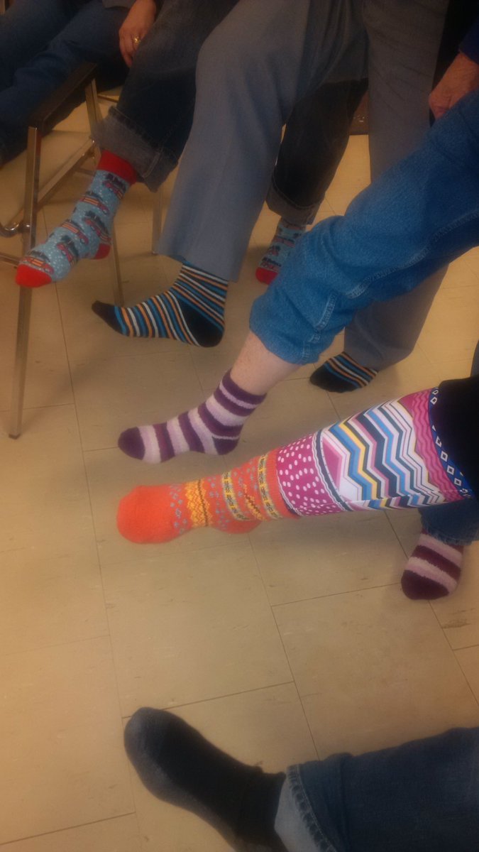 Crazy sock night. #lionshavingfun
