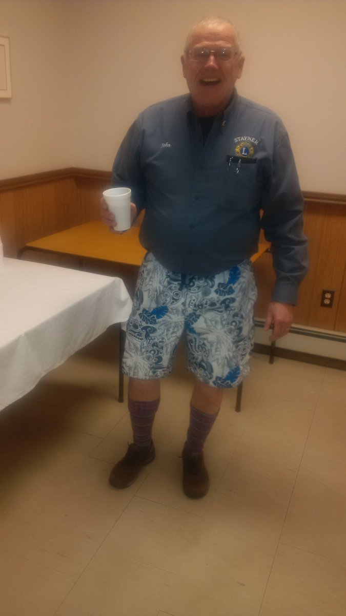 Lion John wanted to make sure we could see his socks #crazysocks