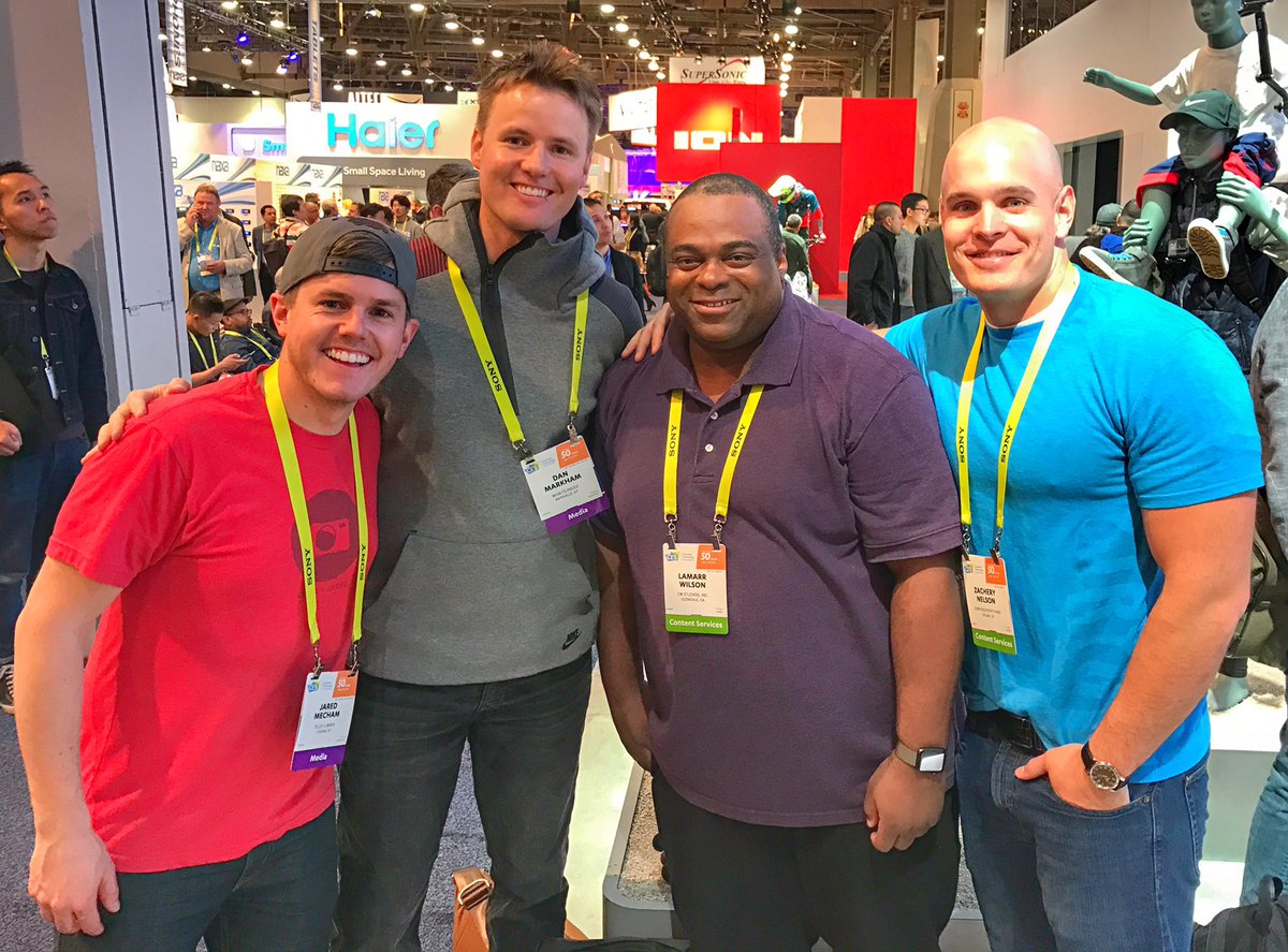 whatsinside's tweet image. Best part of #CES2017 is hanging out with my buddies @LamarrWilson @jaredmecham @ZacksJerryRig #youtubers @YouTube