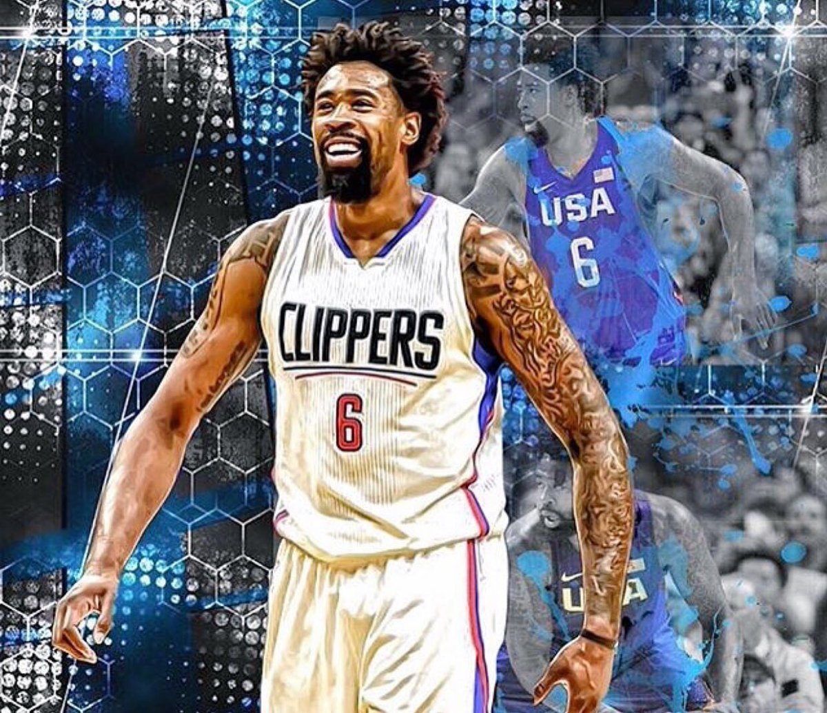 mykacraig's tweet photo. @deandrejordan6 @LAClippers @blakegriffin32 @JJRedick @JCrossover @1ClippersNation DeAndre Jordan #NBAVote #defenseIsLife https://t.co/mJFy4NtRUF