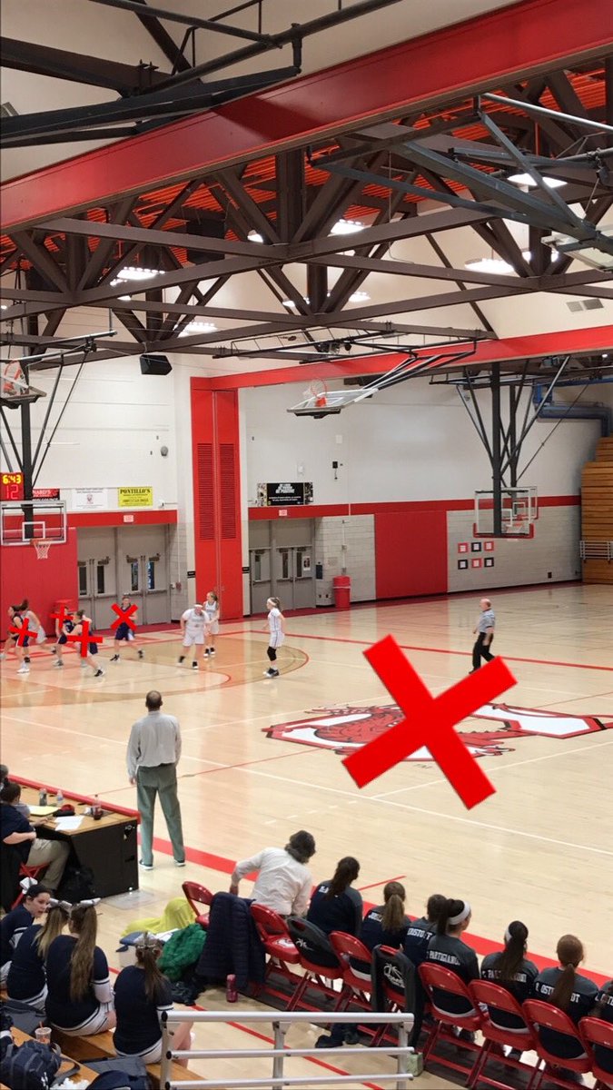 homerbball17's tweet photo. ❌urrent view of the Girls game vs ❌ortland https://t.co/fg5JqdF0Rn