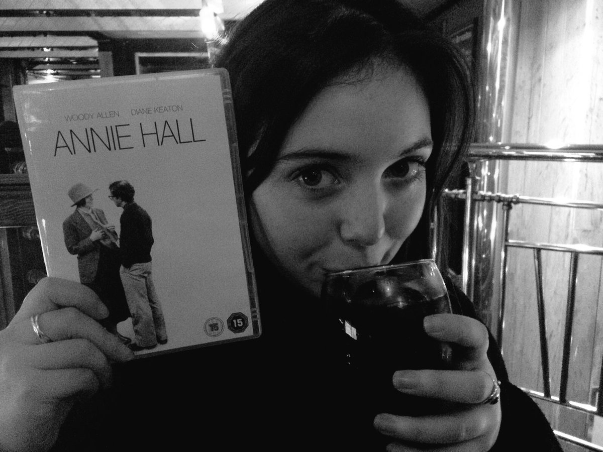 04goodman's tweet photo. Red wine on ice and Annie. Happy Birthday @Diane_Keaton. @naomipieris thank you for making our birthdays just la dee da https://t.co/BKBIzCGkvS