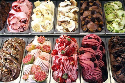Gelato options.